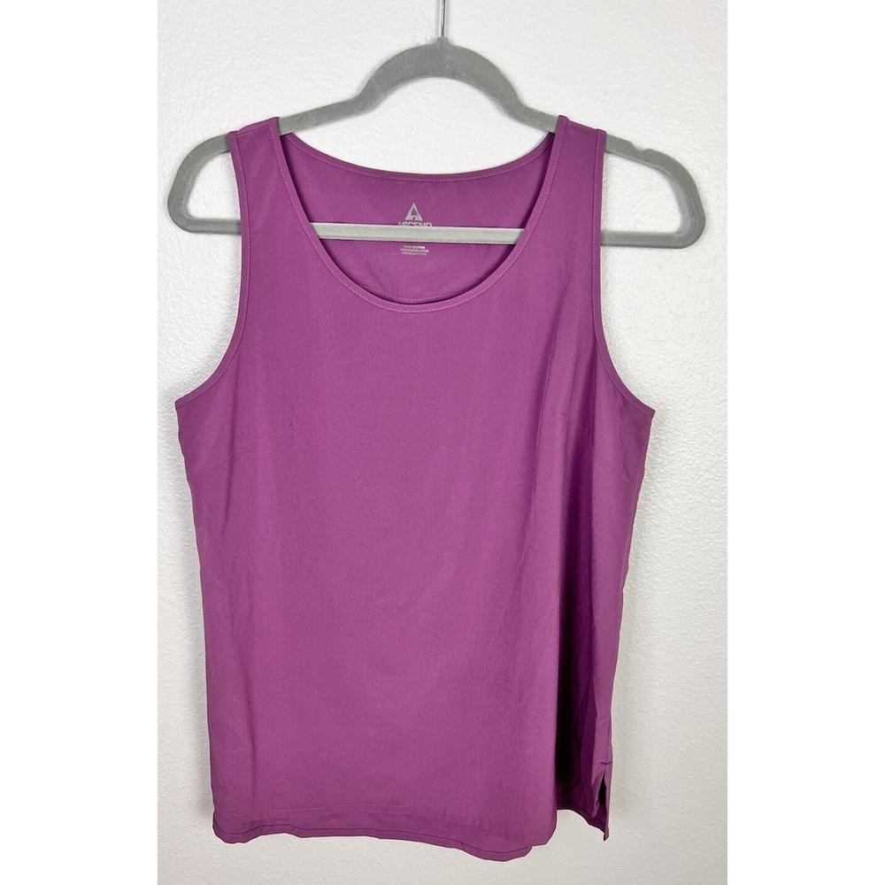 Ascend Womens Tank Top Purple Athletic Sz Medium M